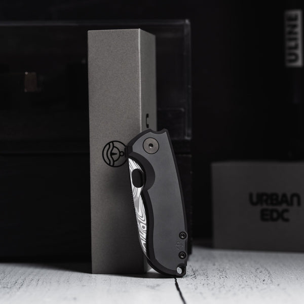 Drop Date (05/27): URBAN Jib - Thor Damacore & Bead Blasted Zirconium Linerlock (Yamato Exclusive) - URBAN EDC®