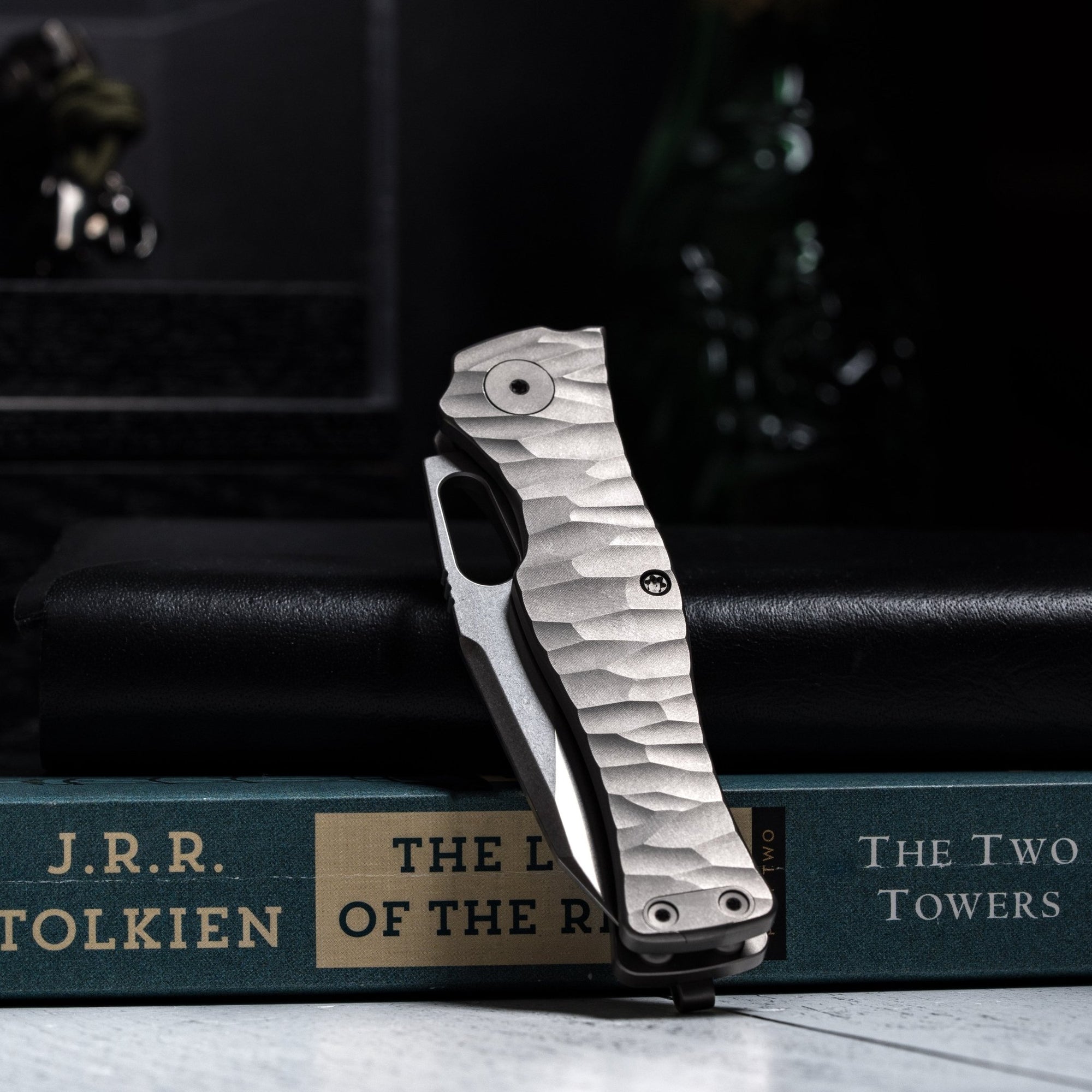 Drop Date (06/03): URBAN Castellan Non - Flipper - Stonewashed Vanax & Stonewashed Titanium w/ Rock Texture - URBAN EDC®