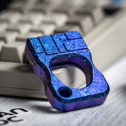 Drop Date (06/03): URBAN Fist Bump Bottle Opener - Blurple Crystal Titanium - URBAN EDC®