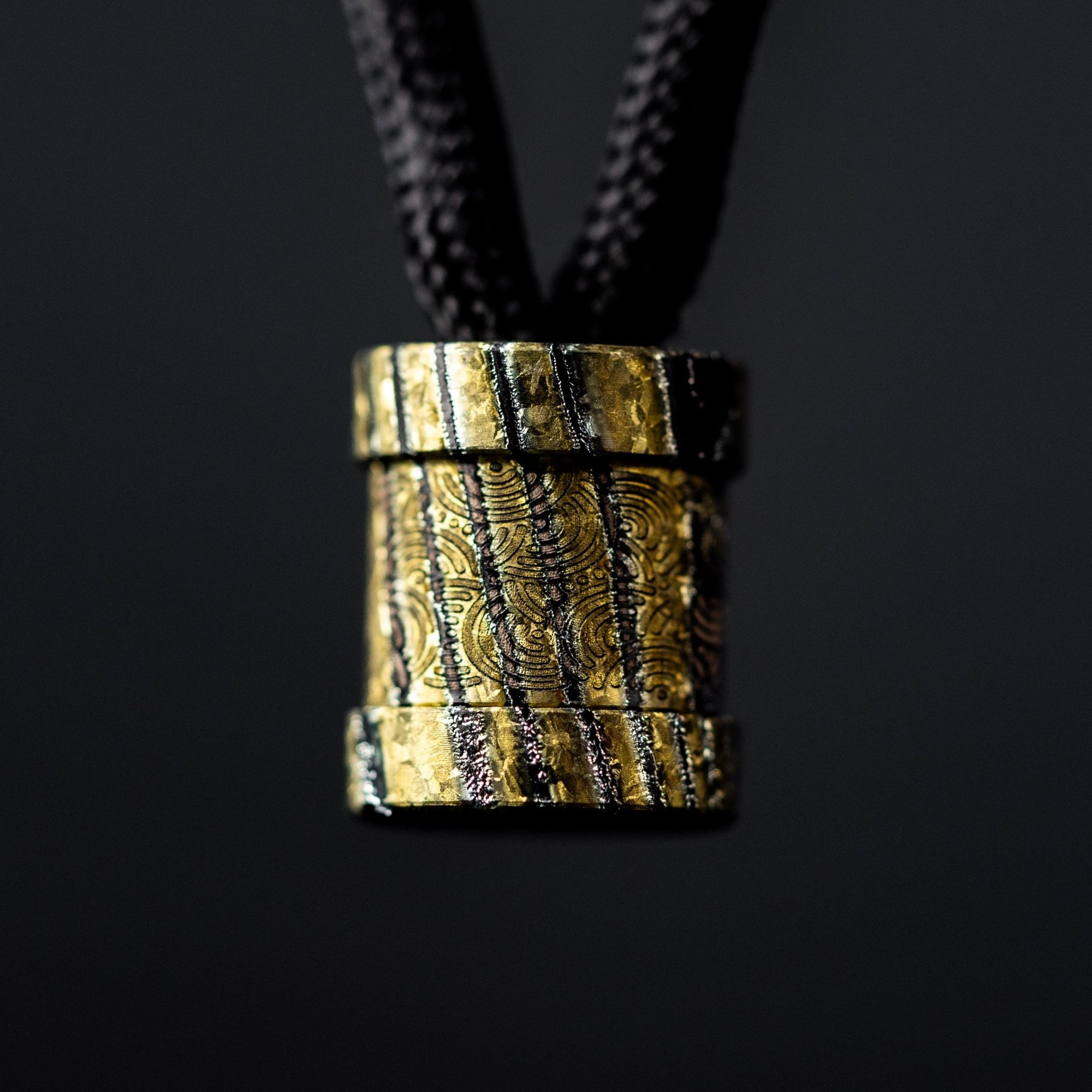 Drop Date (06/10): Collins Trace Manufacturing x URBAN 'The End' Bead - ZircuTi Chaos Seigaiha™ - URBAN EDC®