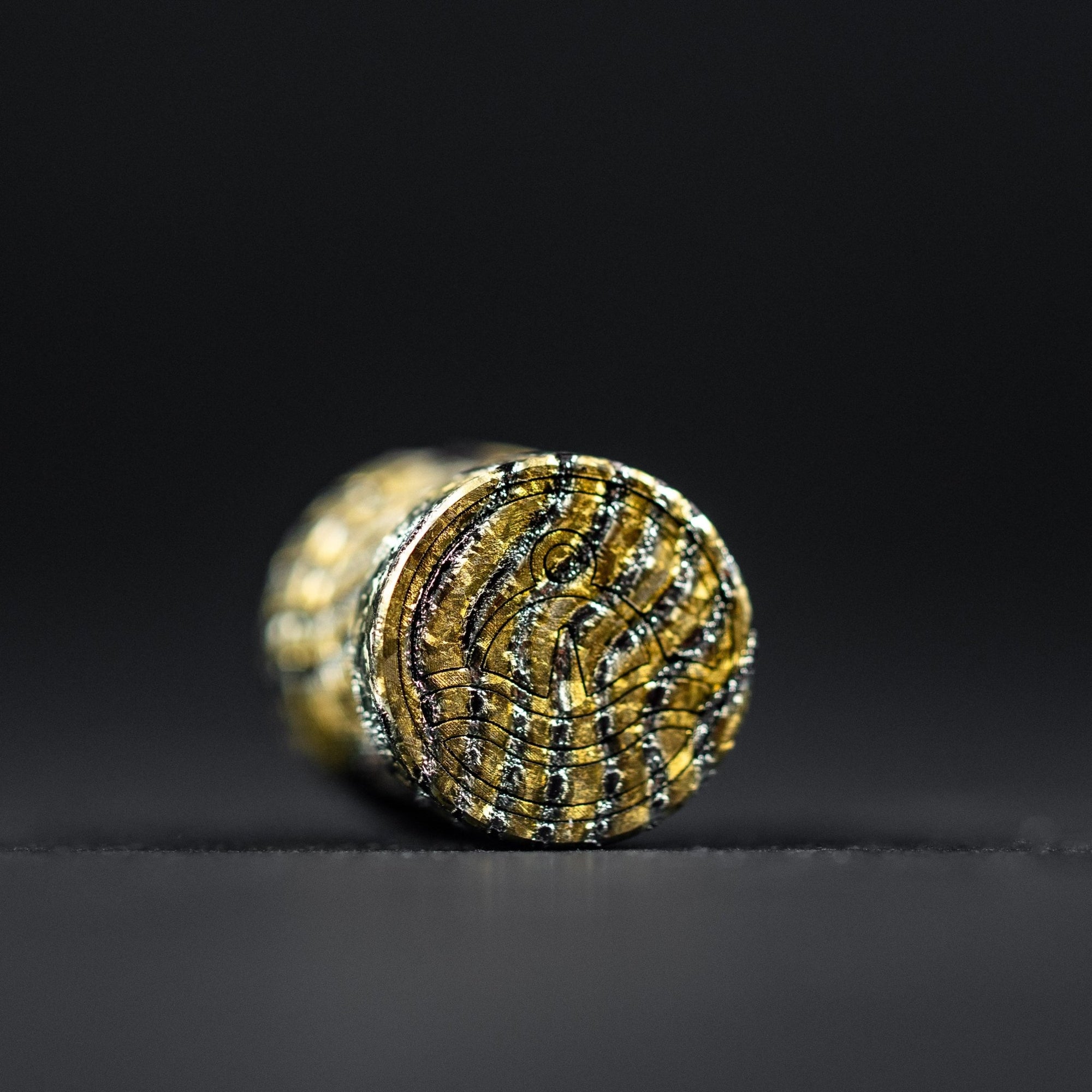Drop Date (06/10): Collins Trace Manufacturing x URBAN 'The End' Bead - ZircuTi Chaos Seigaiha™ - URBAN EDC®