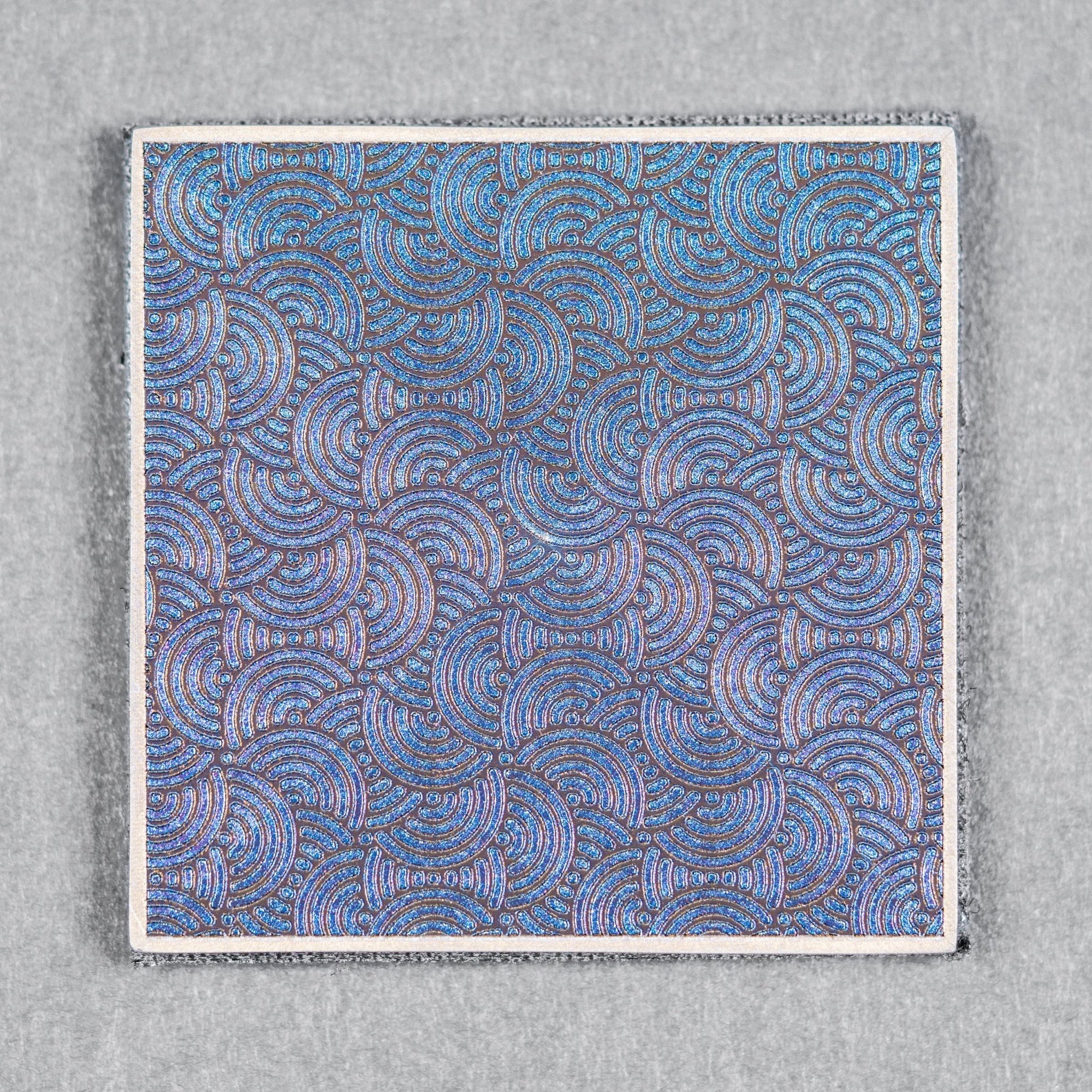 Drop Date (06/10): Limitless x URBAN Chaos Seigaiha™ Titanium Square Patch - 2x2 - URBAN EDC®