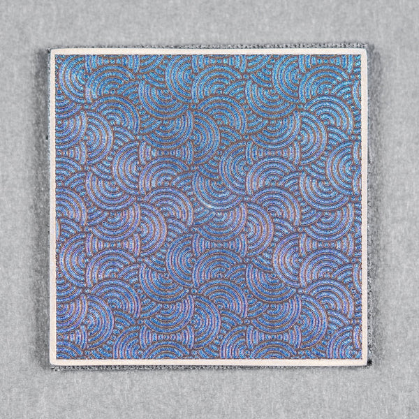 Drop Date (06/10): Limitless x URBAN Chaos Seigaiha™ Titanium Square Patch - 2x2 - URBAN EDC®