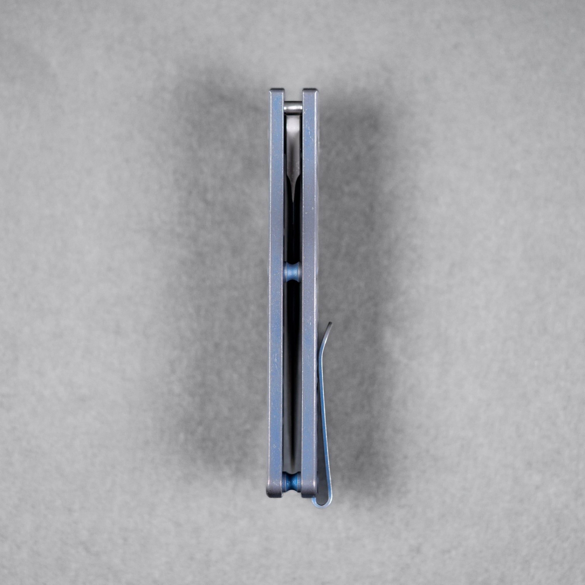Drop Date (06/10): URBAN Castellan Non - Flipper - Acid - Etched Vanax & Darkwashed Blurple Titanium w/ Rock Texture - URBAN EDC®