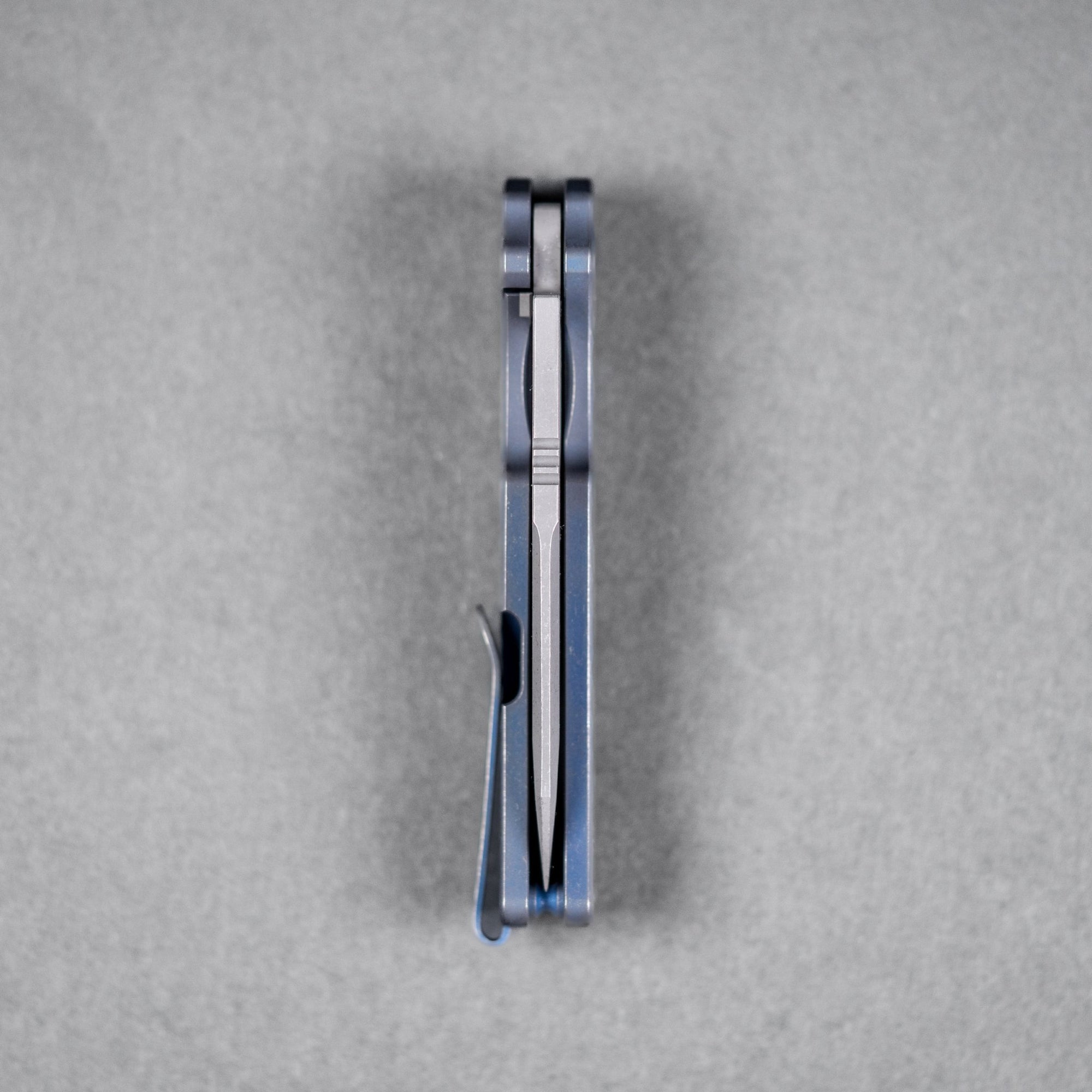 Drop Date (06/10): URBAN Castellan Non - Flipper - Acid - Etched Vanax & Darkwashed Blurple Titanium w/ Rock Texture - URBAN EDC®