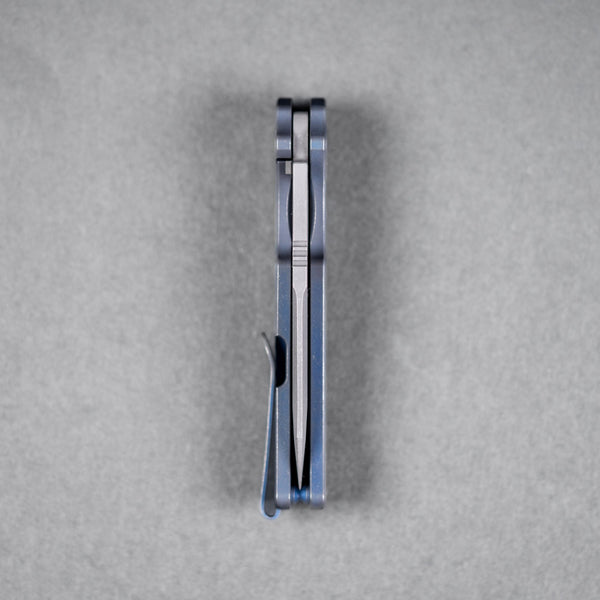 Drop Date (06/10): URBAN Castellan Non - Flipper - Acid - Etched Vanax & Darkwashed Blurple Titanium w/ Rock Texture - URBAN EDC®