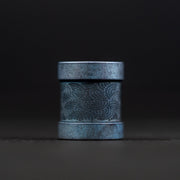 Drop Date (06/17): Collins Trace Manufacturing x URBAN 'The End' Bead - Blue Titanium Chaos Seigaiha™ - URBAN EDC®