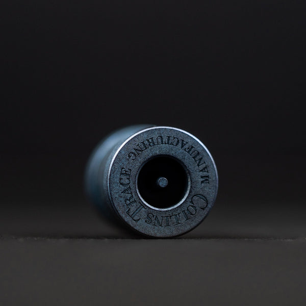 Drop Date (06/17): Collins Trace Manufacturing x URBAN 'The End' Bead - Blue Titanium Chaos Seigaiha™ - URBAN EDC®