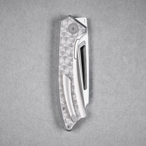 Drop Date (06/17): Gecko x URBAN Pictus V2 XL - Belt Satin Vanax & Stonewashed Ti Chaos Seigaiha™ - URBAN EDC®