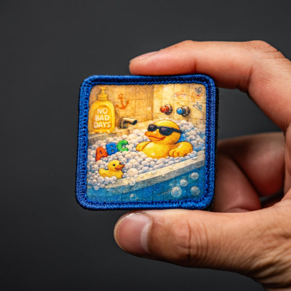 Drop Date (06/17): Lucky Duck Bubble Bath Morale Patch - 2x2 - URBAN EDC®
