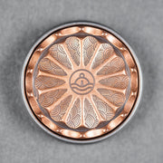 Drop Date (06/17): Umburry x URBAN Mid-Size Spoked Haptic Coin - Copper & Titanium - URBAN EDC®