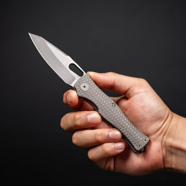 Drop Date (06/17): URBAN Castellan Non-Flipper - Dark-Rubbed Vanax & Darkwashed Titanium w/ Dragon Scale - URBAN EDC®