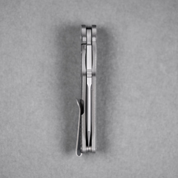 Drop Date (06/17): URBAN Castellan Non-Flipper - Dark-Rubbed Vanax & Darkwashed Titanium w/ Dragon Scale - URBAN EDC®
