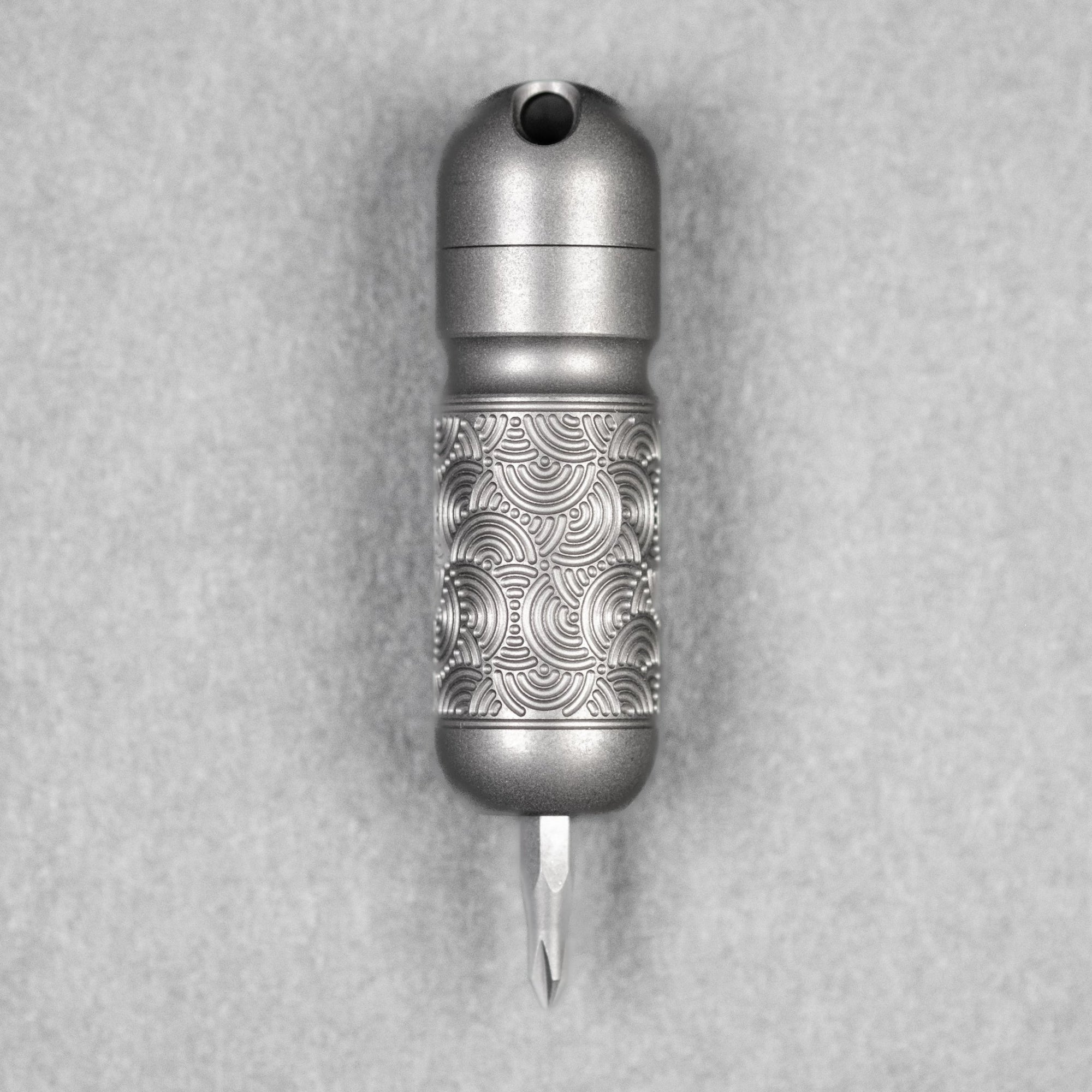 Drop Date (06/24): Audacious Concept x URBAN Tool XS - Titanium w/ Chaos Seigaiha™ - URBAN EDC®
