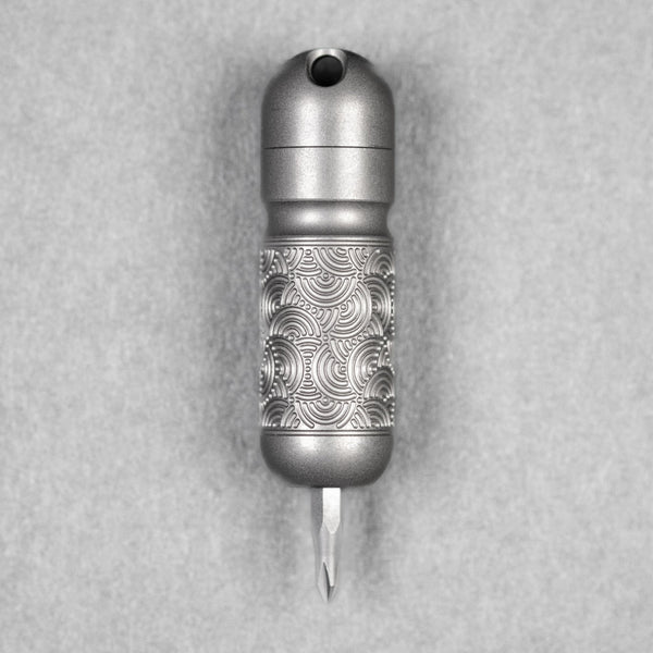 Drop Date (06/24): Audacious Concept x URBAN Tool XS - Titanium w/ Chaos Seigaiha™ - URBAN EDC®