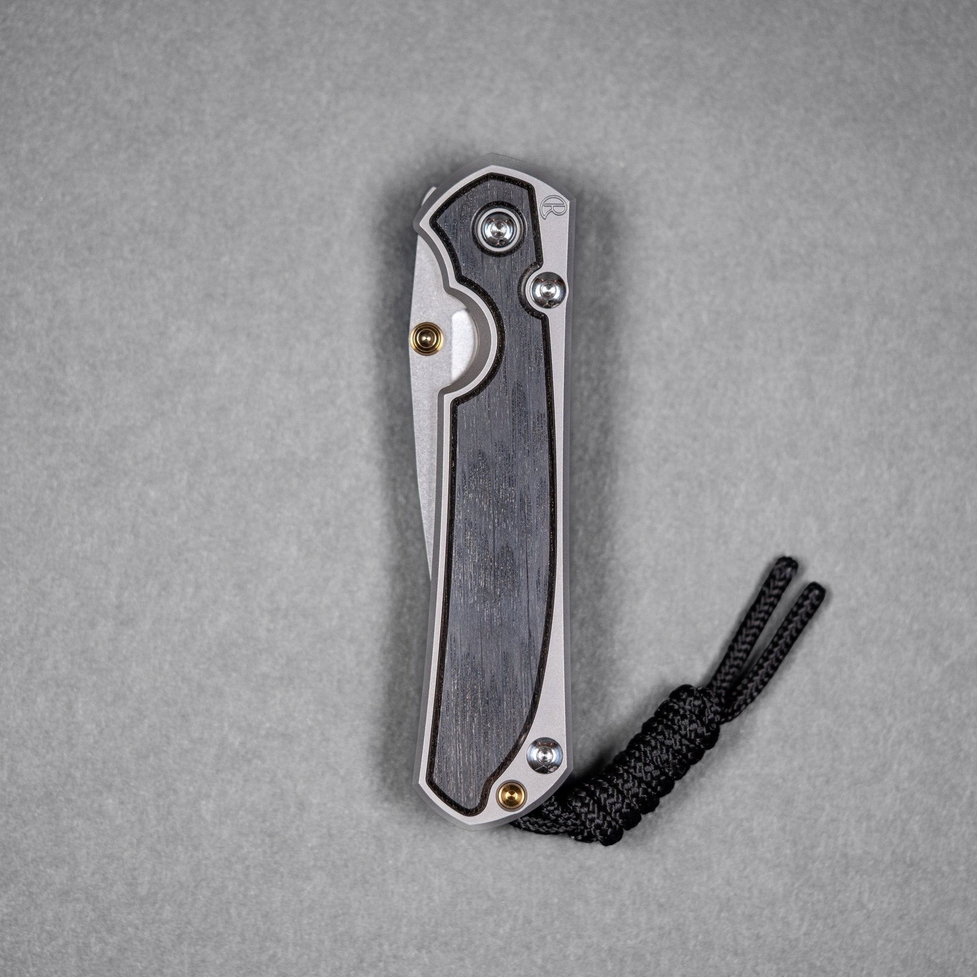 Drop Date (06/24): Chris Reeve Small Sebenza 31 - Drop Point Magnacut & Glass Blasted Titanium w/ Bog Oak Inlay - URBAN EDC®