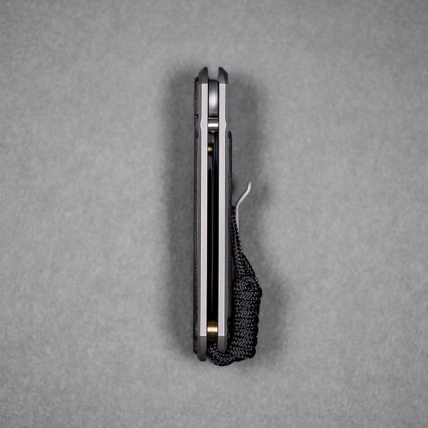 Drop Date (06/24): Chris Reeve Small Sebenza 31 - Drop Point Magnacut & Glass Blasted Titanium w/ Bog Oak Inlay - URBAN EDC®