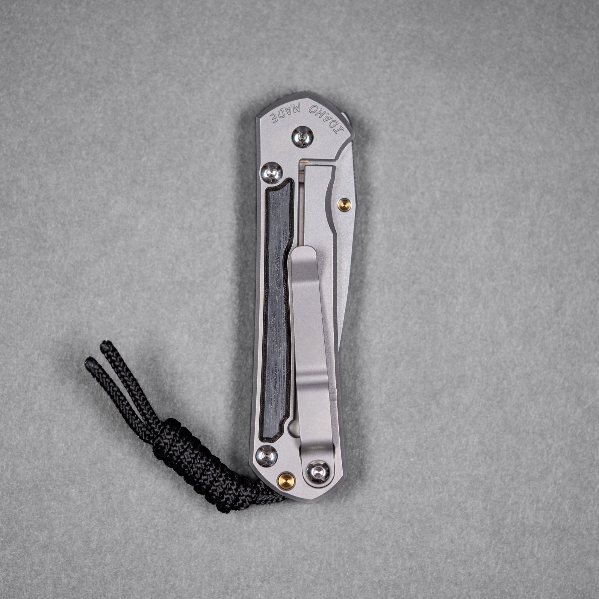 Drop Date (06/24): Chris Reeve Small Sebenza 31 - Drop Point Magnacut & Glass Blasted Titanium w/ Bog Oak Inlay - URBAN EDC®