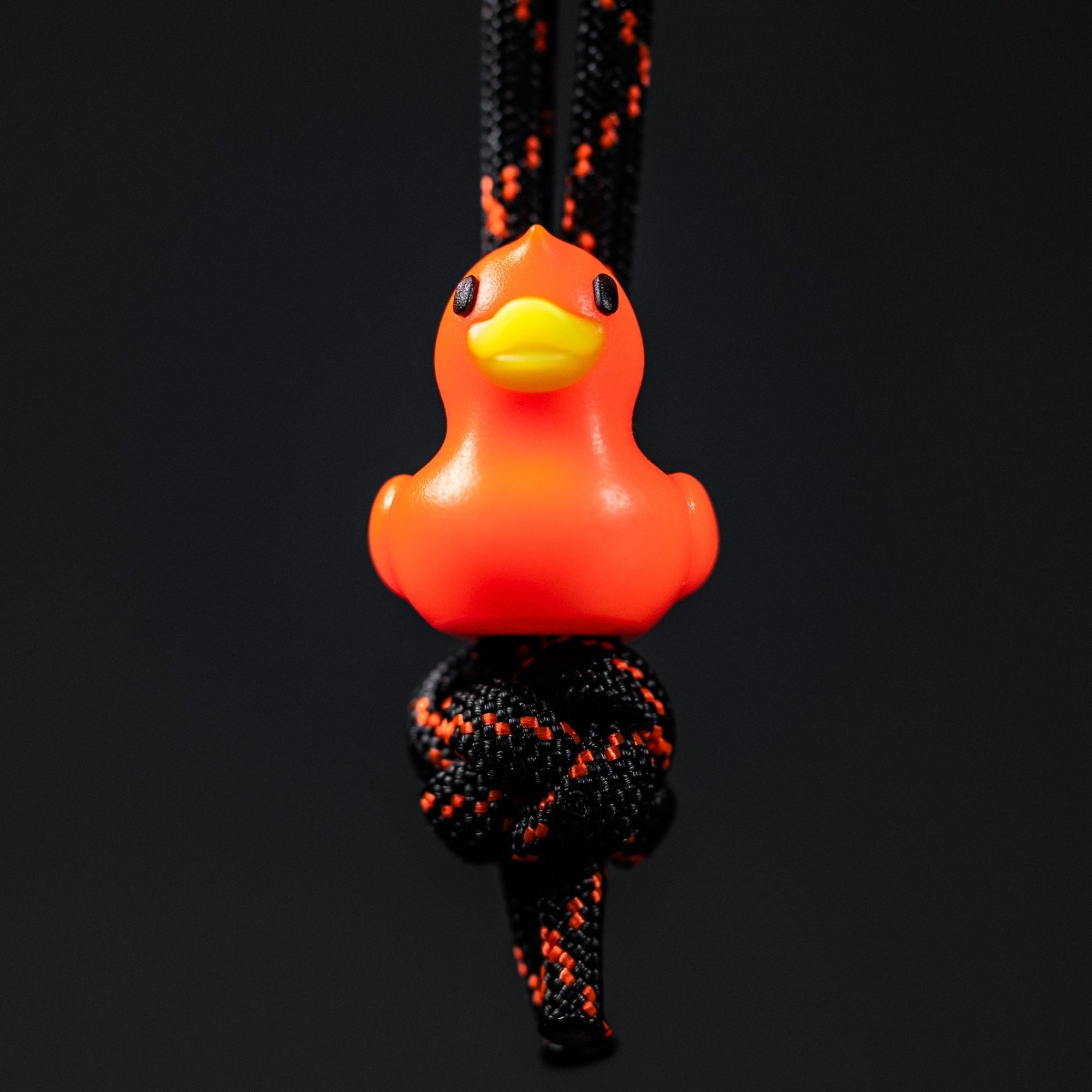 Drop Date (06/24): Lucky Duck Lanyard Bead - Safety Orange - URBAN EDC®