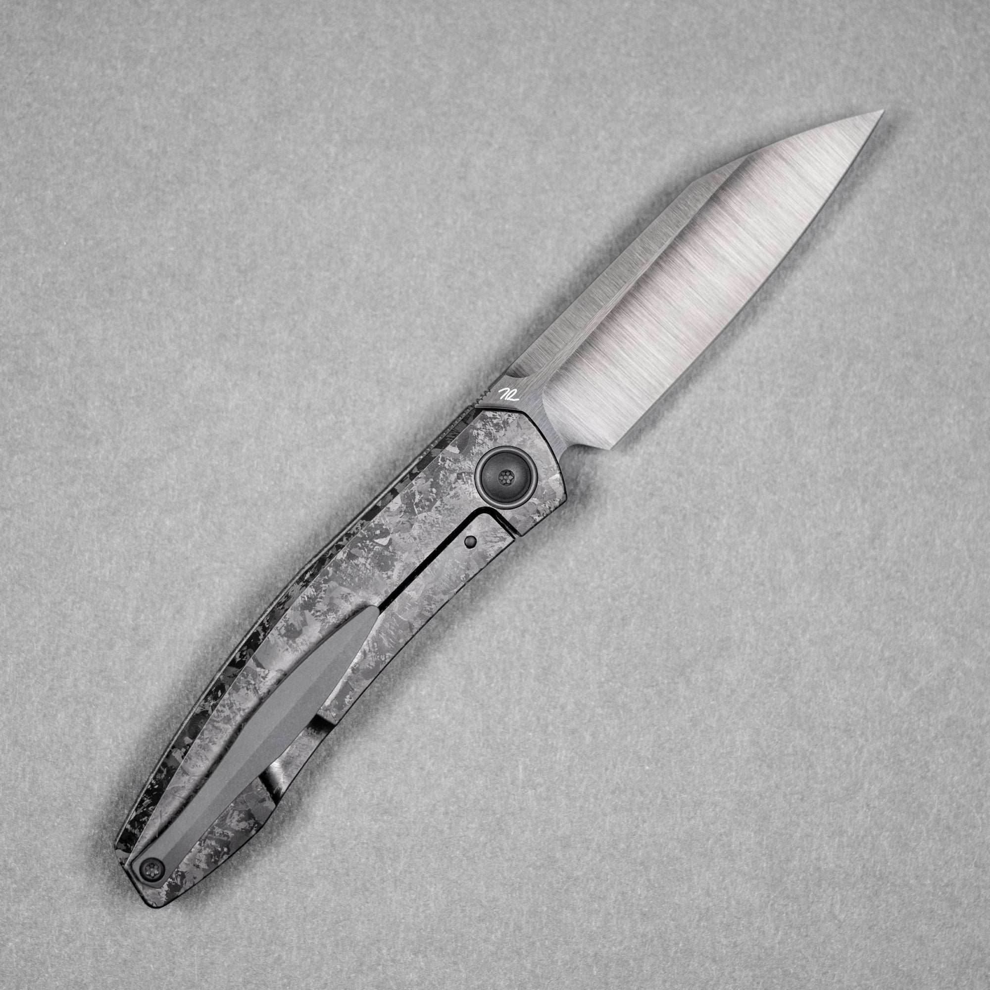 Drop Date (06/24): URBAN Chimarra - Belt Satin DLC Magnacut & Black Crystal Titanium w/ Zirc Pivot Collar & Clip - URBAN EDC®