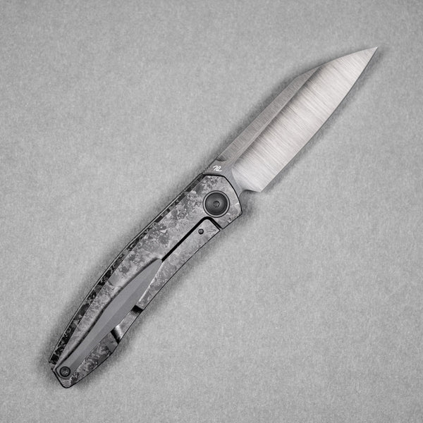 Drop Date (06/24): URBAN Chimarra - Belt Satin DLC Magnacut & Black Crystal Titanium w/ Zirc Pivot Collar & Clip - URBAN EDC®