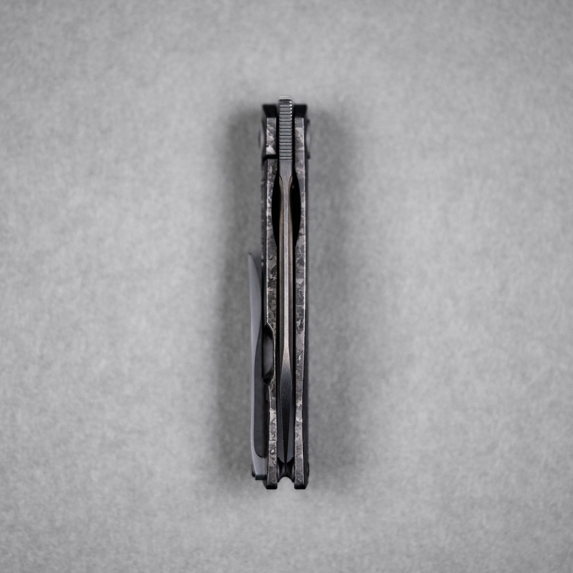 Drop Date (06/24): URBAN Chimarra - Belt Satin DLC Magnacut & Black Crystal Titanium w/ Zirc Pivot Collar & Clip - URBAN EDC®
