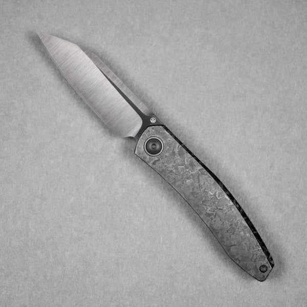 Drop Date (06/24): URBAN Chimarra - Belt Satin DLC Magnacut & Black Crystal Titanium w/ Zirc Pivot Collar & Clip - URBAN EDC®