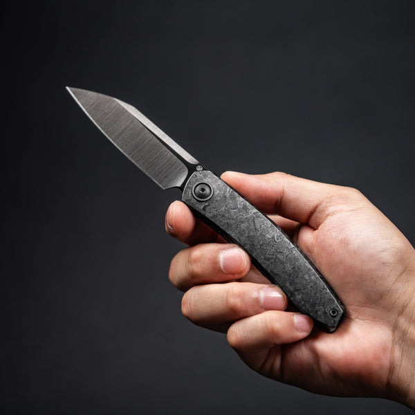Drop Date (06/24): URBAN Chimarra - Belt Satin DLC Magnacut & Black Crystal Titanium w/ Zirc Pivot Collar & Clip - URBAN EDC®