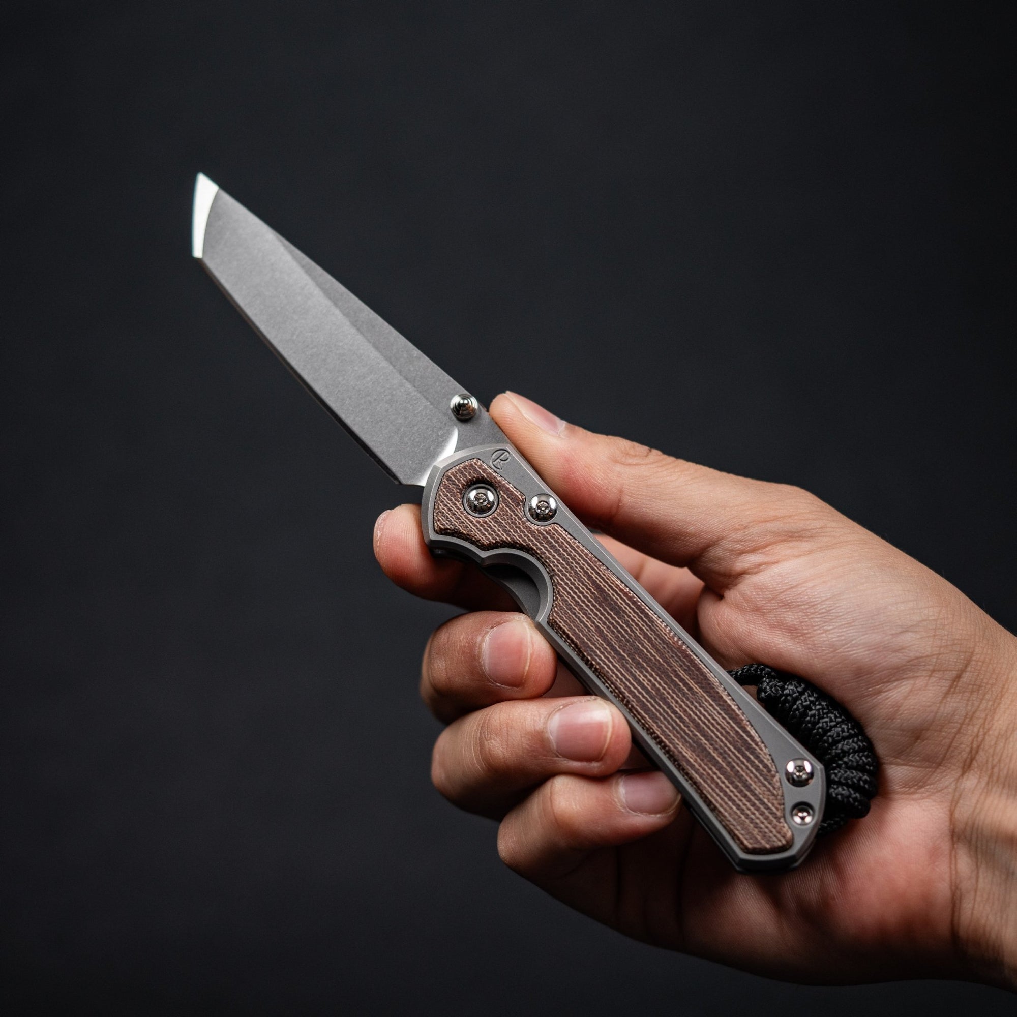 Drop Date (07/01): Chris Reeve Small Sebenza 31 - Tanto Magnacut & Glass Blasted Titanium w/ Natural Canvas Micarta Inlay - URBAN EDC®