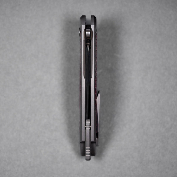 Drop Date (07/01): Koenig Arius Flipper - Brightwashed w/ Polished Flats M398 & Titanium w/ Twill Inlay - URBAN EDC®