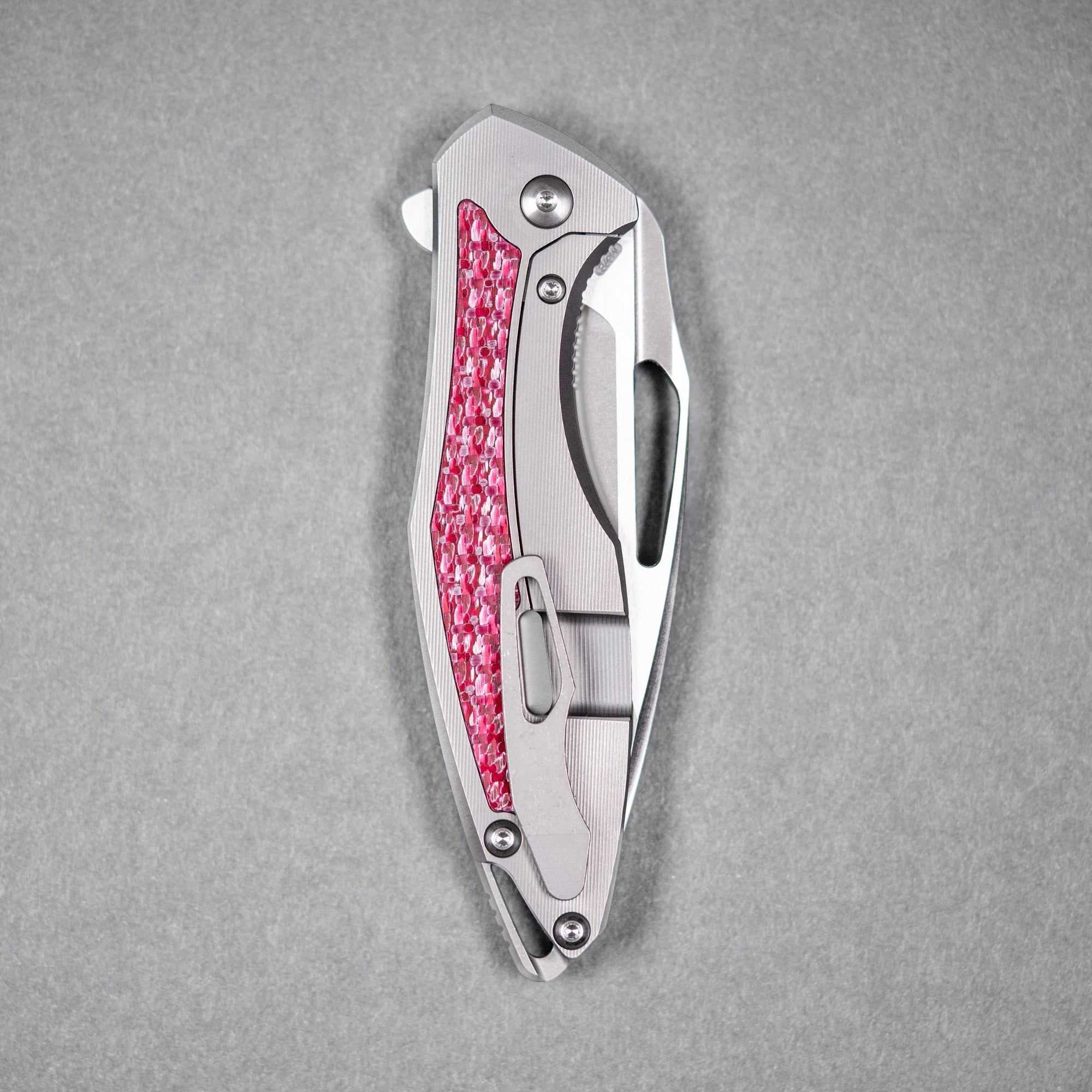 Drop Date (07/01): Koenig Arius Flipper - Brightwashed w/ Polished Flats M398 & Titanium w/ Twill Inlay - URBAN EDC®