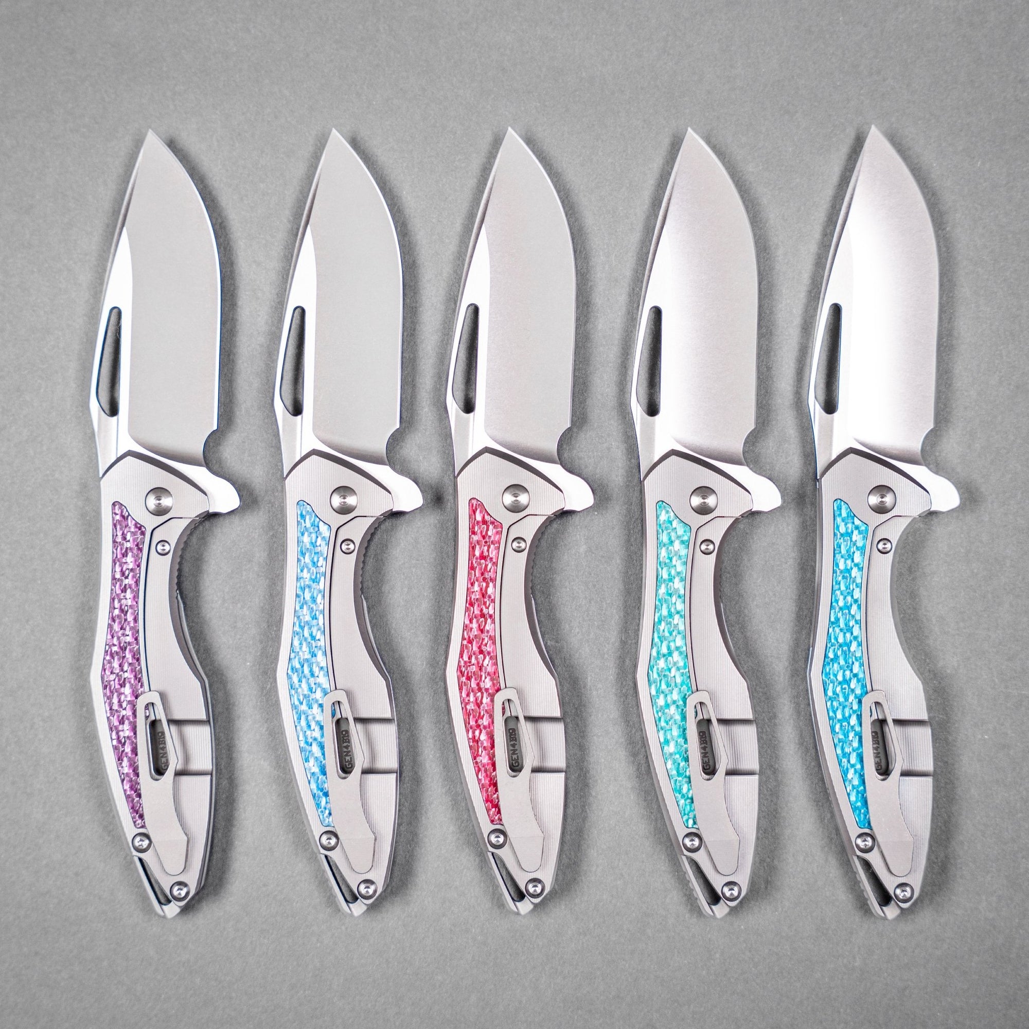 Drop Date (07/01): Koenig Arius Flipper - Brightwashed w/ Polished Flats M398 & Titanium w/ Twill Inlay - URBAN EDC®
