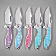 Drop Date (07/01): Koenig Arius Flipper - Brightwashed w/ Polished Flats M398 & Titanium w/ Twill Inlay - URBAN EDC®