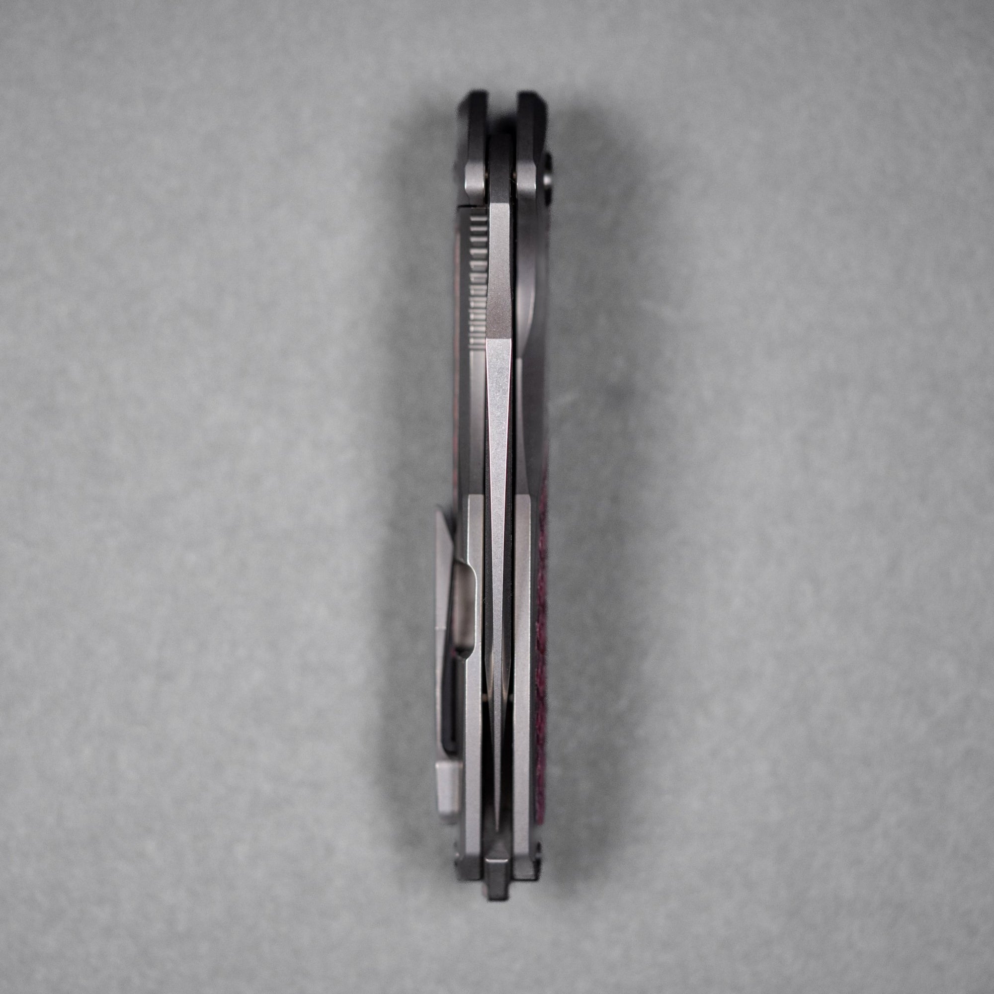 Drop Date (07/01): Koenig Arius Flipper - Brightwashed w/ Polished Flats M398 & Titanium w/ Twill Inlay - URBAN EDC®