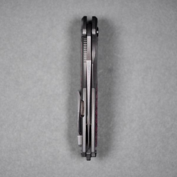 Drop Date (07/01): Koenig Arius Flipper - Brightwashed w/ Polished Flats M398 & Titanium w/ Twill Inlay - URBAN EDC®