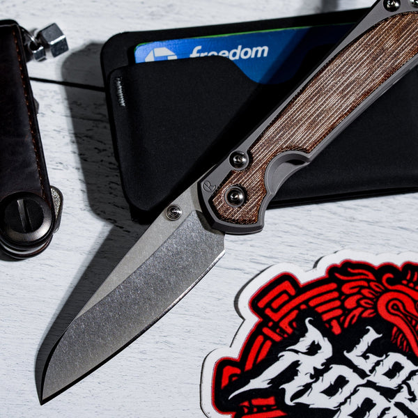 Drop Date (07/08): Chris Reeve Small Sebenza 31 - Insingo Magnacut & Glass Blasted Titanium w/ Natural Canvas Micarta Inlay - URBAN EDC®