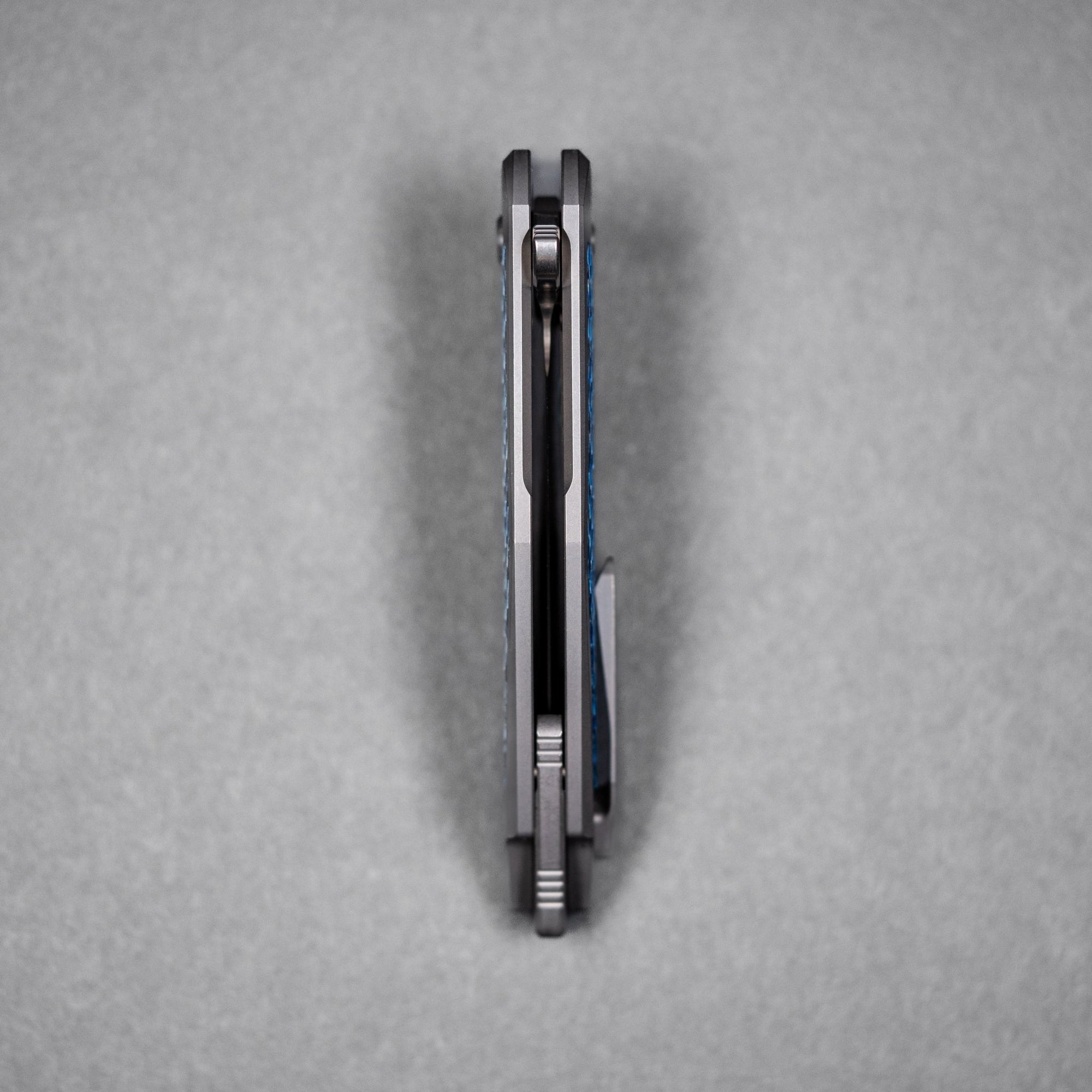 Drop Date (07/08): Koenig Mini Arius Flipper - Brightwashed w/ Polished Flats M390 & Titanium w/ Twill Inlay - URBAN EDC®