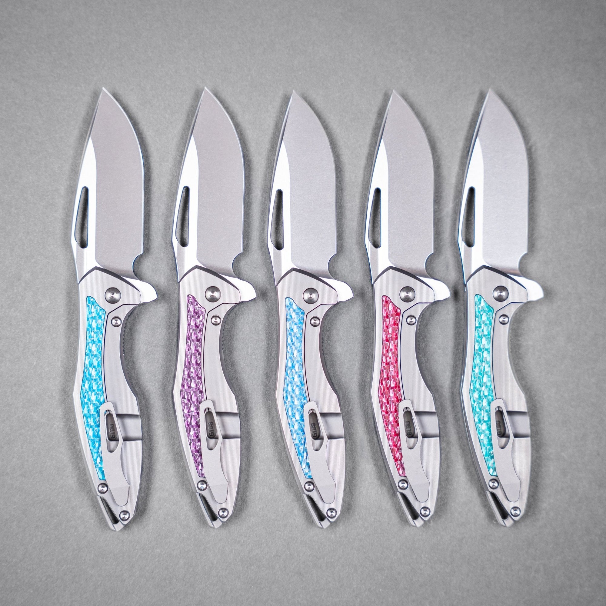 Drop Date (07/08): Koenig Mini Arius Flipper - Brightwashed w/ Polished Flats M390 & Titanium w/ Twill Inlay - URBAN EDC®