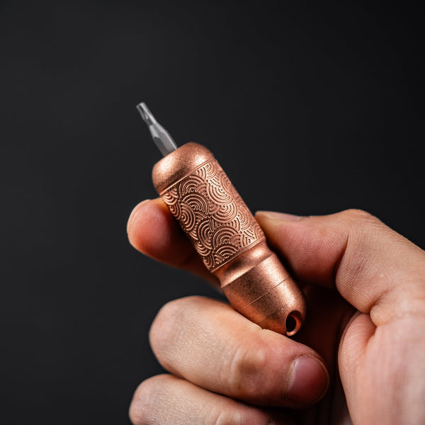 Drop Date (07/15): Audacious Concept x URBAN Tool XS - Copper w/ Chaos Seigaiha™ - URBAN EDC®