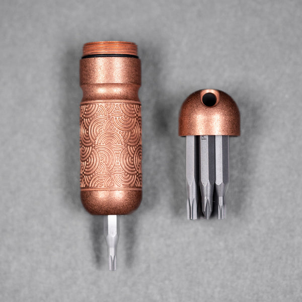 Drop Date (07/15): Audacious Concept x URBAN Tool XS - Copper w/ Chaos Seigaiha™ - URBAN EDC®