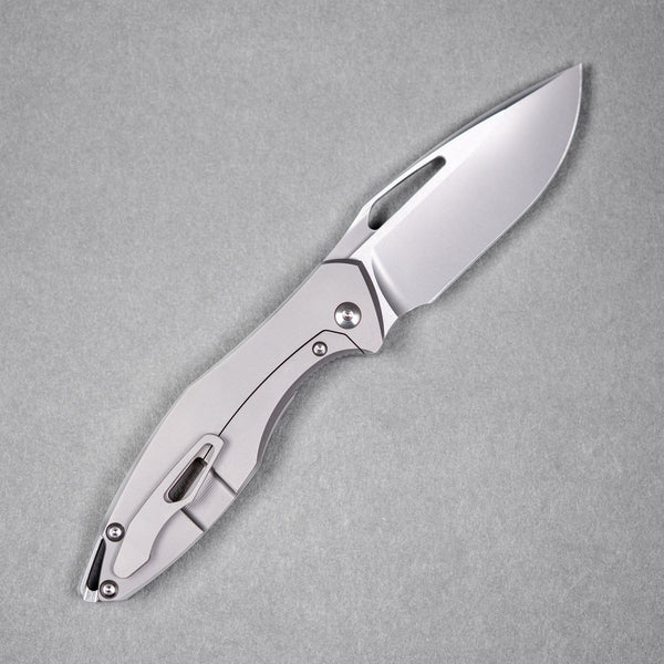 Drop Date (07/15): Koenig Arius Non-Flipper - Burnished w/ Polished Flats M390 & Smooth Titanium - URBAN EDC®