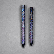 Drop Date (07/15): Nottingham Tactical x URBAN TiButton Single Lock Pen - DarkTi w/ Chaos Seigaiha™ - URBAN EDC®