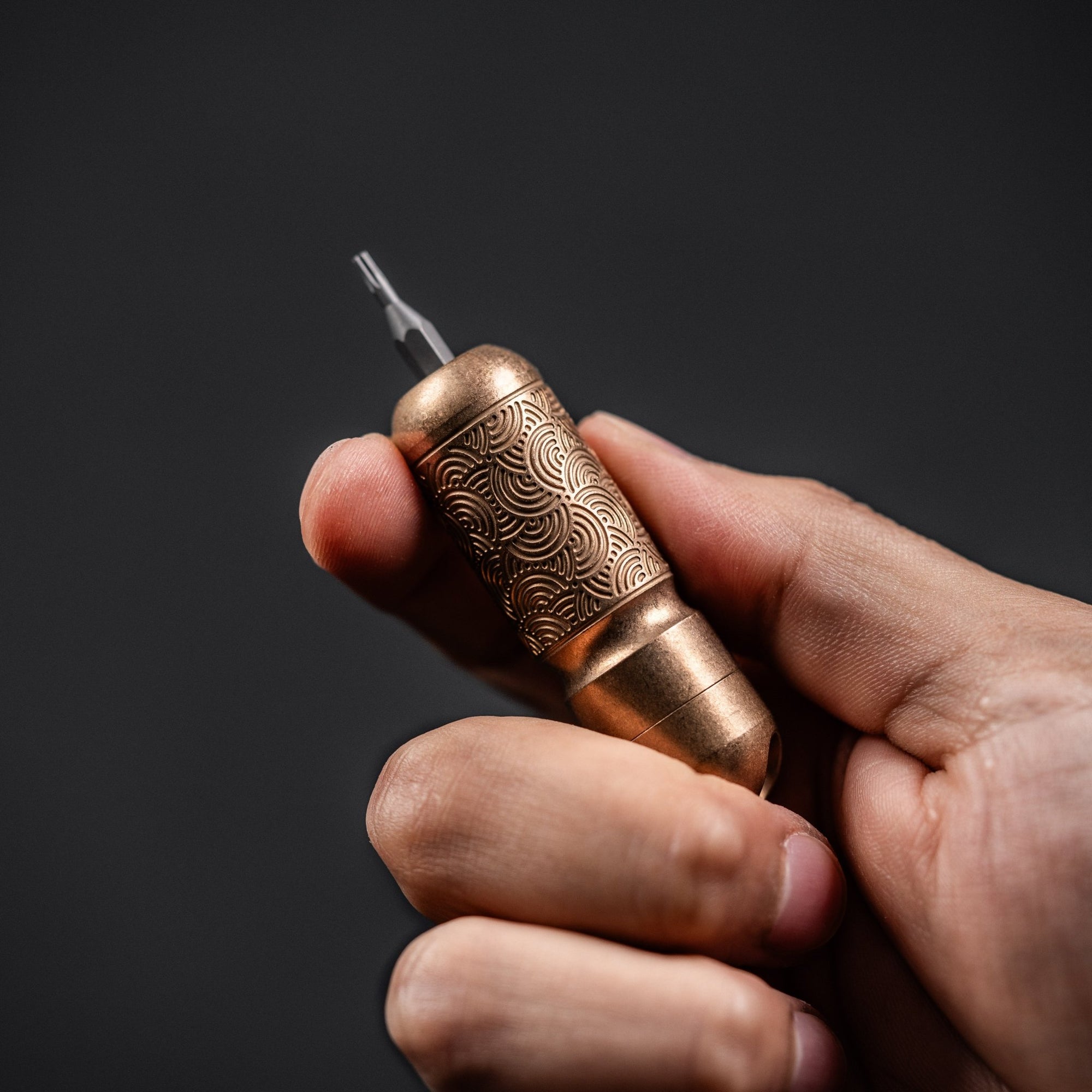 Drop Date (07/22): Audacious Concept x URBAN Tool XS - Bronze w/ Chaos Seigaiha™ - URBAN EDC®