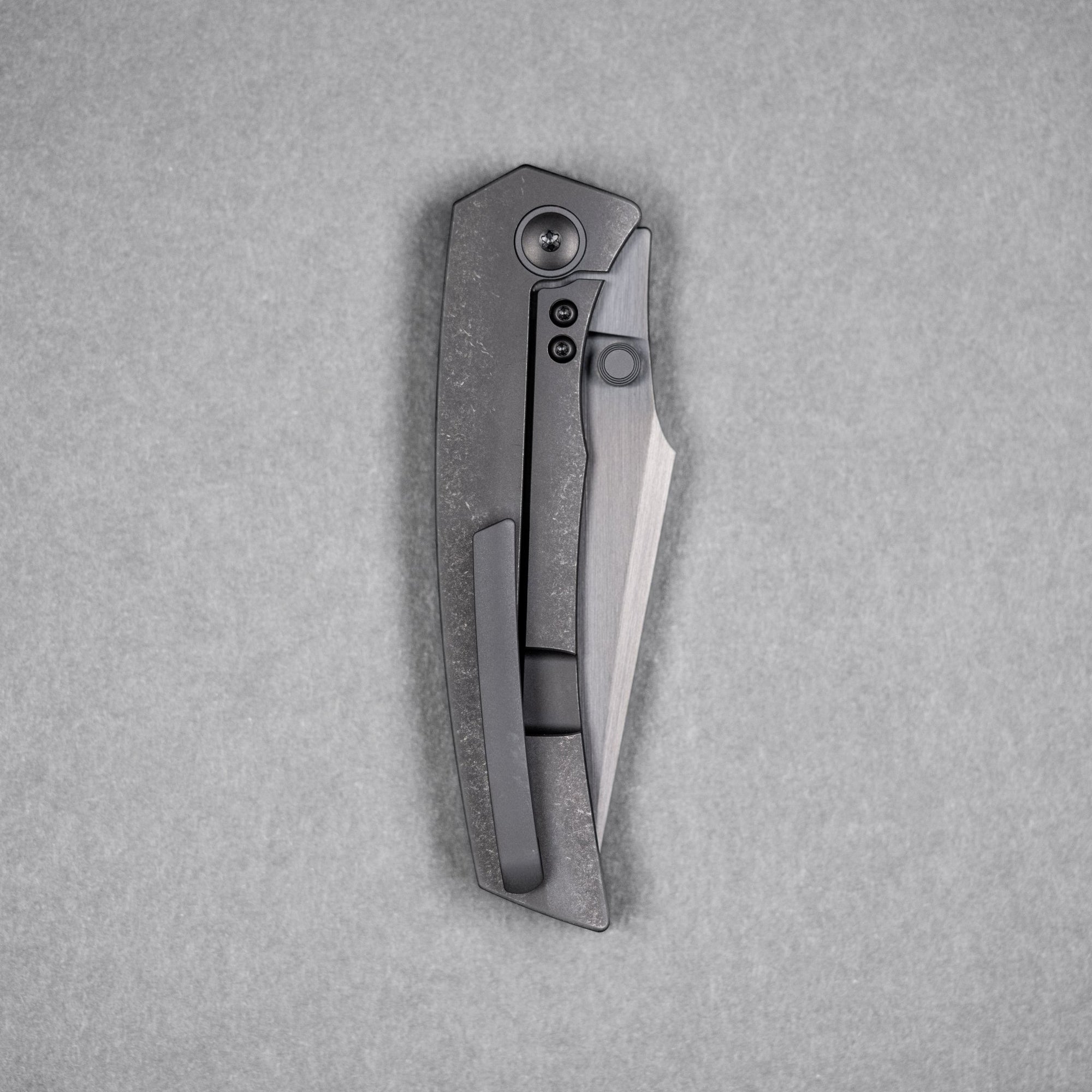 Drop Date (07/22): URBAN Isurus - Hand-Rubbed DLC Vanax & Black DLC Stonewashed Ti w/ Zirconium Hardware - URBAN EDC®