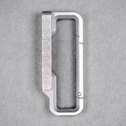 Drop Date (07/29): Blank Forces x URBAN HyperLink Original Carabiner - Titanium w/ Chaos Seigaiha™ - URBAN EDC®