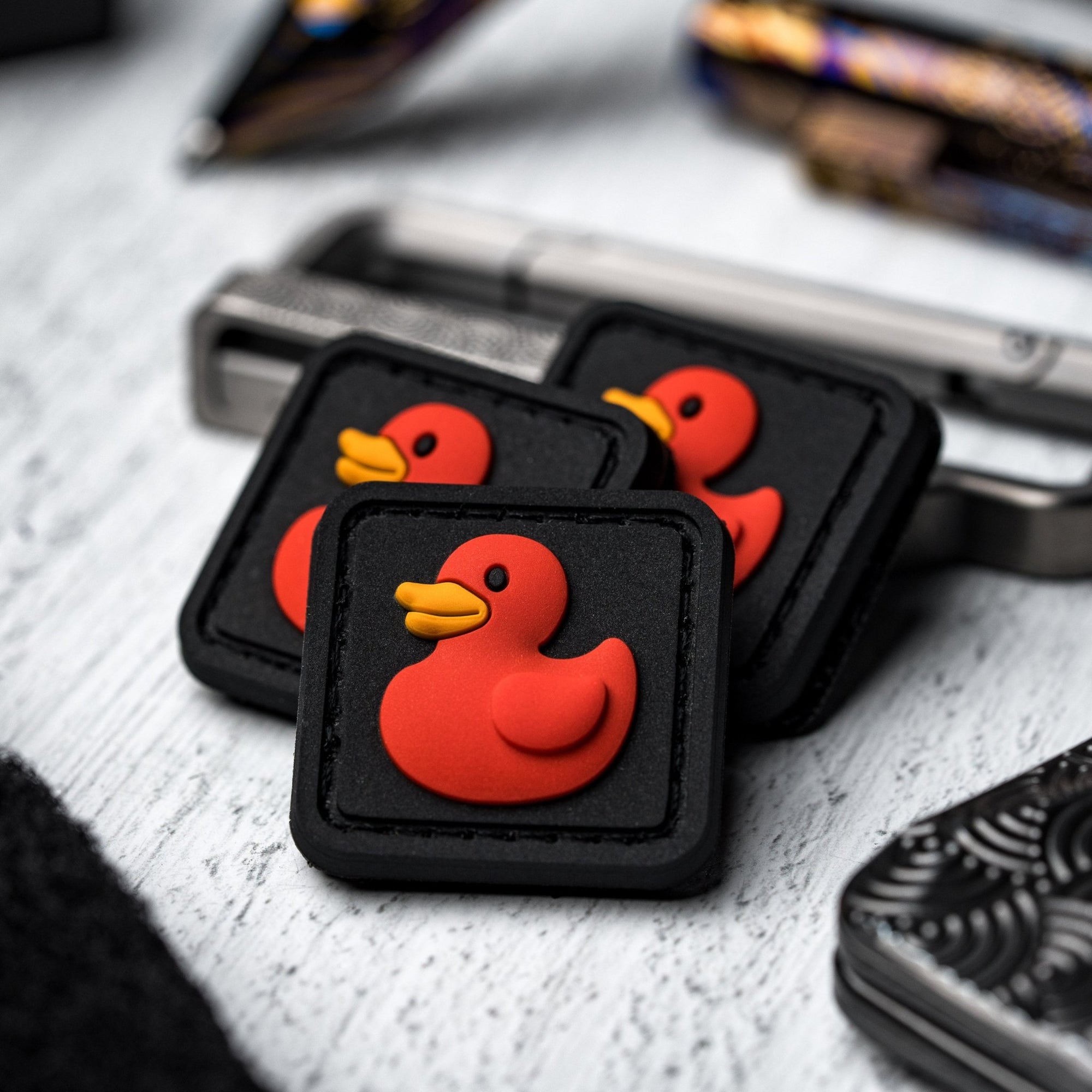 Drop Date (07/29): Lucky Duck RE Patch - Lava Red - URBAN EDC®