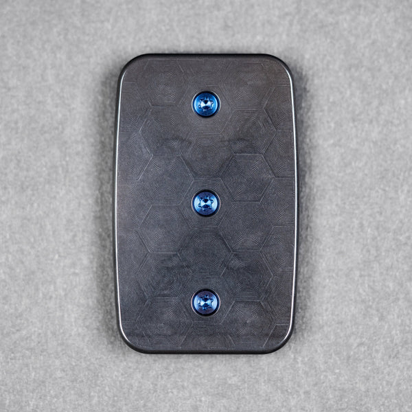 Drop Date (07/29): Magnus x URBAN Squashed Toad Fidget Slider - Battleworn Blue Zirconium w/ Chaos Seigaiha™ & Zirc X-Plate - URBAN EDC®