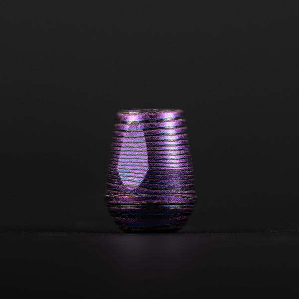 Drop Date (07/29): URBAN VK-IMON Lanyard Bead - Purple ZircuTi w/ Purple ZircuTi Disc - URBAN EDC®