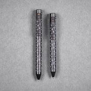 Drop Date (08/05): Nottingham Tactical x URBAN TiButton Single Lock Pen - Polished Zirconium w/ Chaos Seigaiha™ - URBAN EDC®