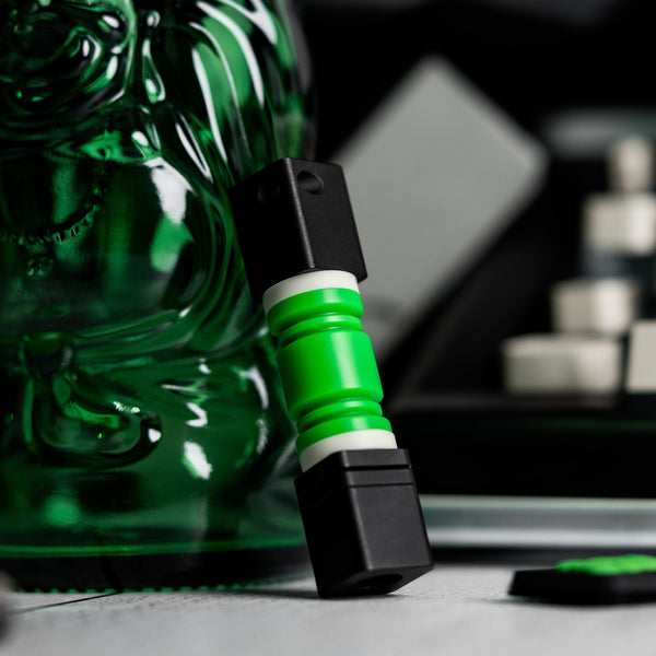 Drop Date (08/06): Magic Meter Bead Caddy - Blackwashed Titanium w/ Griffin TurboGlow Stack - URBAN EDC®